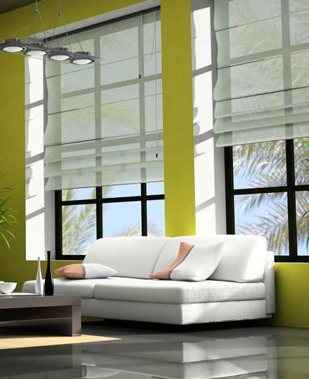 Roman Blinds example 3